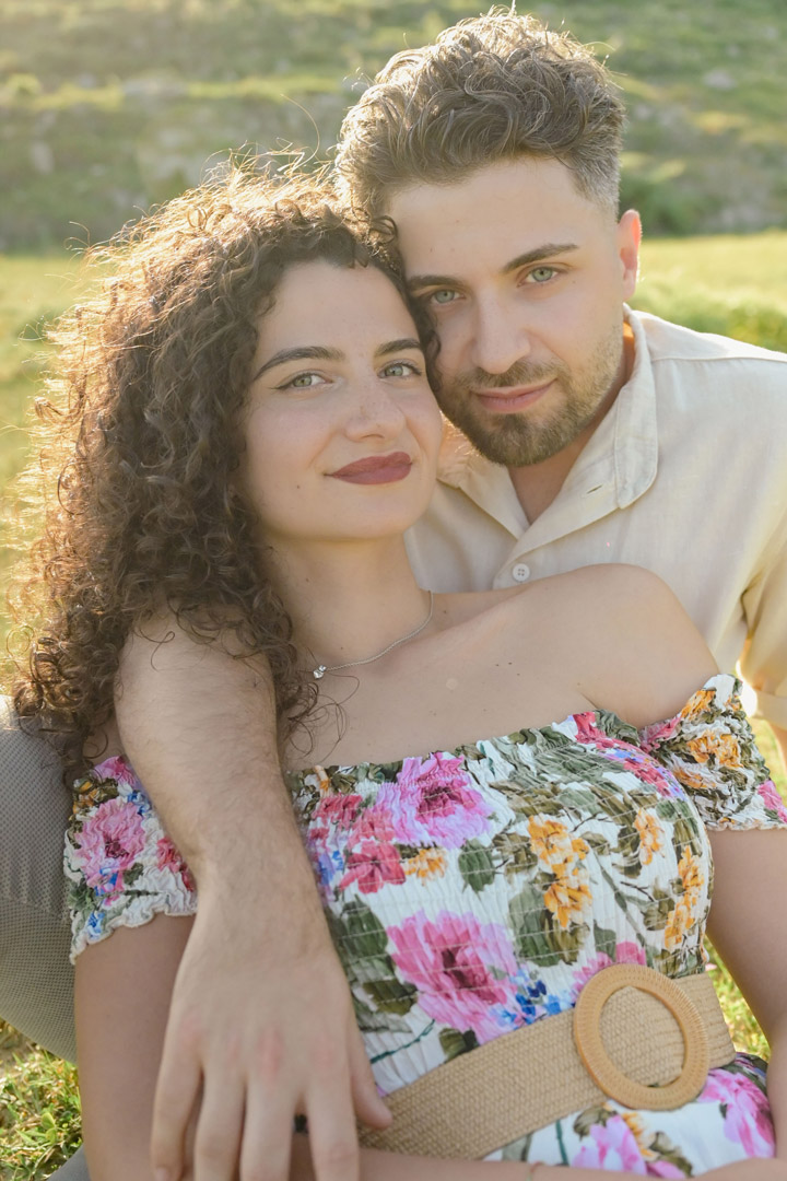 Coppia pre wedding tramonto